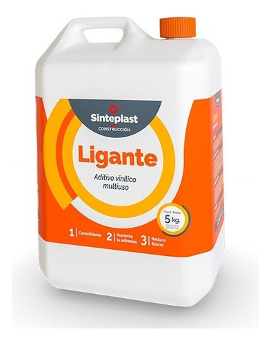 Ligante Aditivo Vinilico Multiuso 5kg Mortero Sinteplast Mm