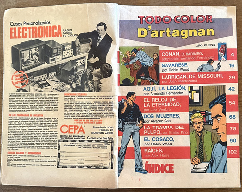 Revista Dartagnan Nro: 22 Completa Muy Buen Estado Leer (Usado)