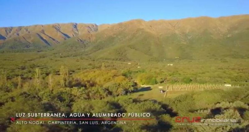 Financiacion / Permuta - Lote Sobre La Montaña En Marlo - San Luis - 5000m2