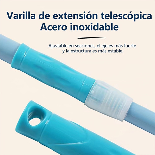 Fregona De Esponja Súper Absorbente Con Mango Telescópico Rosa