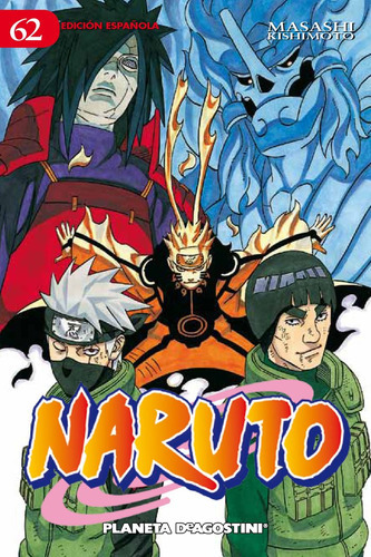 Naruto Nãâº 62/72, De Kishimoto, Masashi. Editorial Planeta Cómic, Tapa Blanda En Español