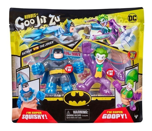 Muñecos Goo Jit Z Batman Vs Joker  Dc