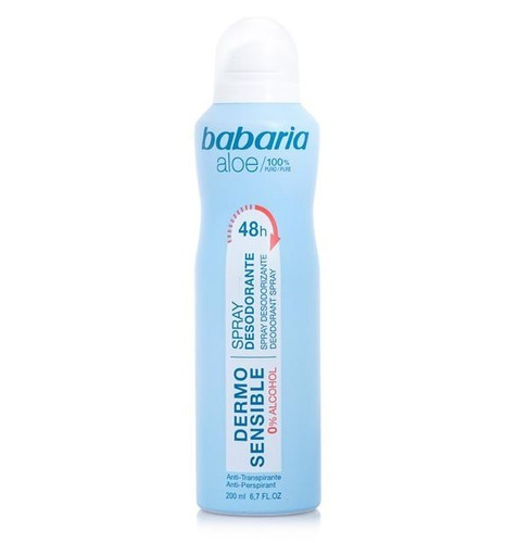 Babaria Desodorante Spray Aloe Vera Dermo Sensible Por 200ml