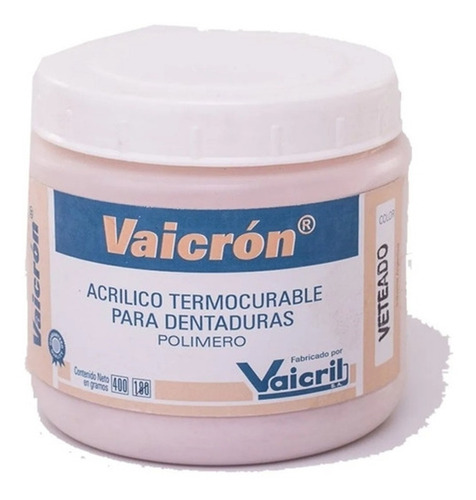 Vaicron Vaicril Polimero Termocurable X 1kg - Odontología