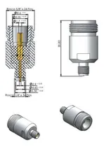 Comprar 115817 - Adaptador Tipo N Fêmea X Sma Femea (pm) Klc-127