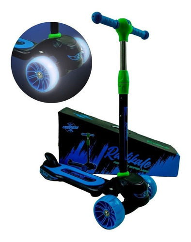 Patinete Unitoys Radikale Super Leds - Azul