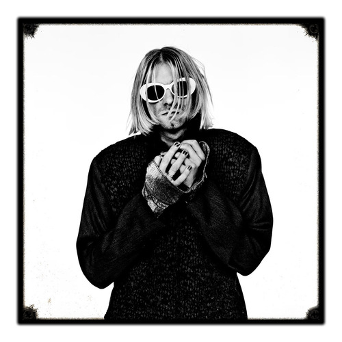 #404 - Cuadro Decorativo Vintage - Kurt Cobain Nirvana Rock