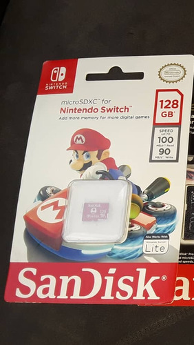 Tarjeta De Memoria Nintendo Switch Sandisk 128gb