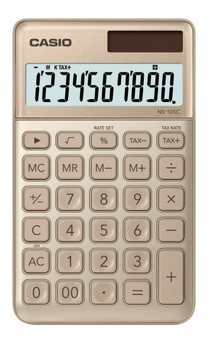 Calculadora De Escritorio Casio Display 10 Dígitos Ns-10sc