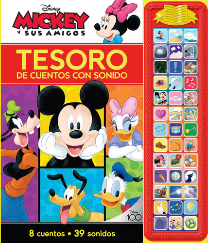 Libro: Tesoro De Cuentos Con Sonido Mickey Y Sus Amigos Sd T