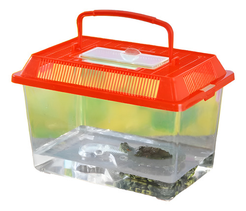 1 Mini Pecera Portátil / Acuarios Pez Tortuga Betta Etc. Color De La Tapa: Surtidos Y Al Azar