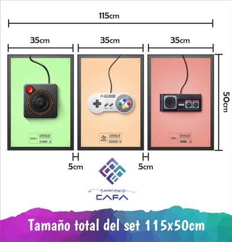 Cuadros Video Juegos Para Sala Comedor Habitación Gamer Hd