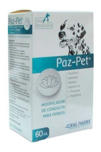 Paz Pet Suspensión Oral 60 Ml Para Perros. Drag Pharma