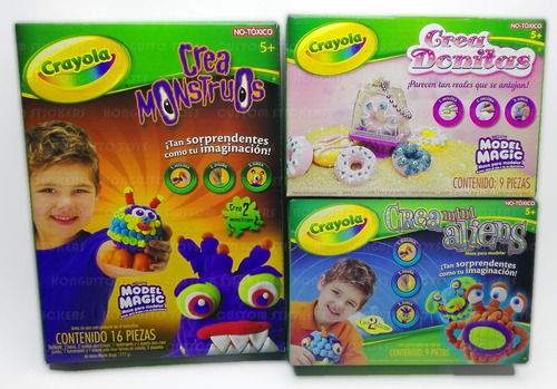 Crea Mini Aliens De Crayola, Set Con Model Magic