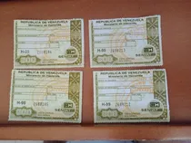 Comprar Timbre Fiscales-estampillas Antiguas De Colecciónh-99. 300bs