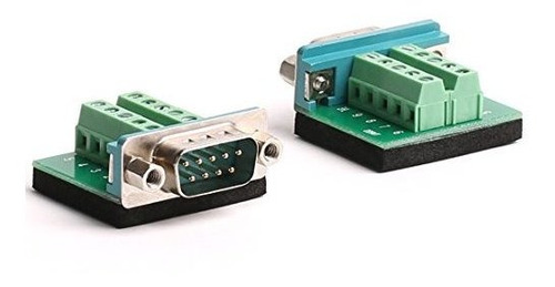 Placa Db9 Breakout Board Db9 Rs232 Serial Macho A Terminal B
