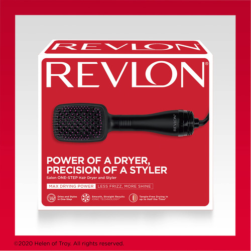Secador De Pelo Y Moldeador Revlon One-step Detangle Dry Bla