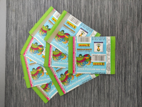 Imagen 3 de 3 de Sobres De Barajitas Panini Copa Mundial Brasil 2014