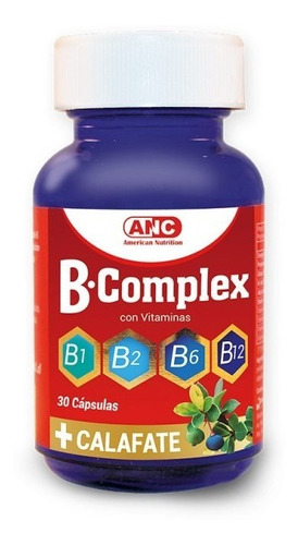 B Complex Anc + Calafate 30 Caps. Agronewen 