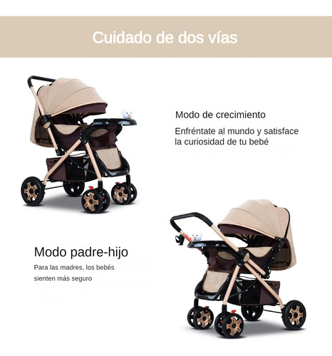 Carreola Para Bebés Niños Ultra Premium Plegable, 3 Colores