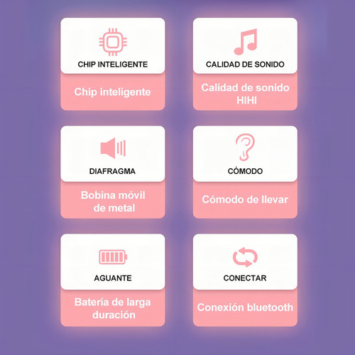 Fone de ouvido sem fio Lenovo Lp40 Pro Mic, rosa