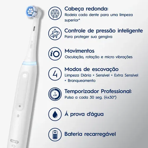 Escova De Dentes Elétrica Oral-b Io Series 4 Io4 | Parcelamento