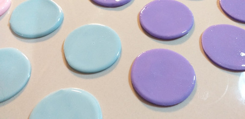 Gel Círculos Para Vidrios Y Espejos X 10 Unidades Souvenirs