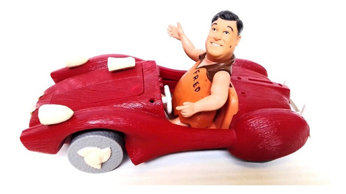 Los Picapiedras Troncomovil 1993 Mattel Pedro Picapiedra (Usado)