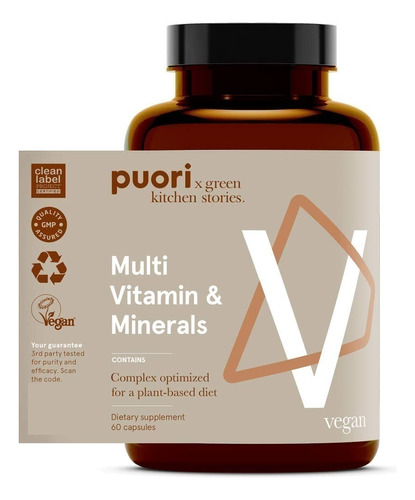 Multi Vitaminico Y Mineral 60 Caps, Puori,
