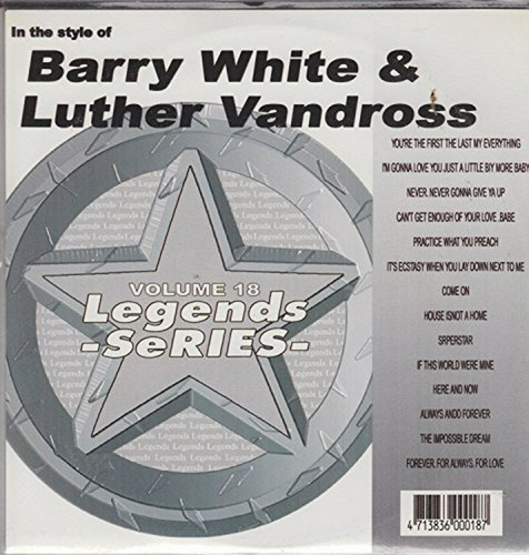 Cd De Karaoke De Éxitos De Barry White Y Luther Vandross