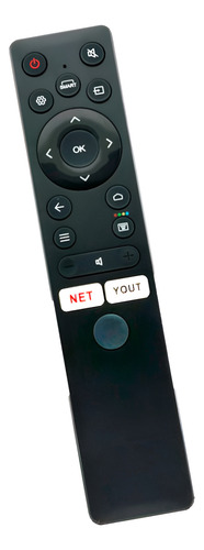 Control Remoto Smart Tv Para Tedge Teled-42fhd6 Negro