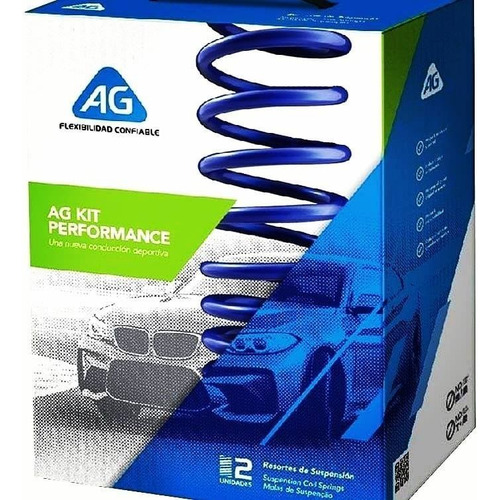 Kit 2 Espirales Para Vw Gol Gen Ii 1996/99 Delanteras