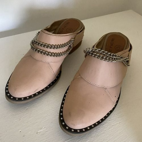 Zapato Zueco Abierto Rosa Paloma Cruz Rosa 39 (Usado)
