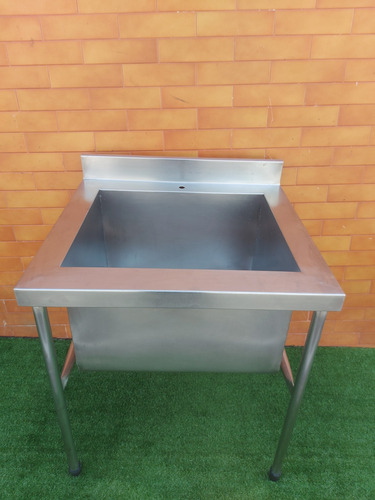 Mesa Industrial Inox Prateleira (Usado)