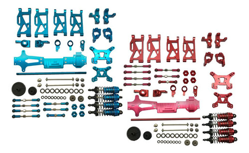 Wltoys 144001 Rc Car Upgrade Kits De Metal Piezas Accesorios