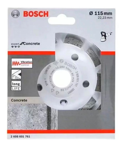 Vaso Diamantado Expert P/concreto Segmentado 4-1/2  Bosch