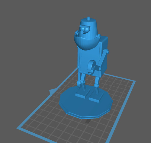 Stl Modelo 3d Frank Puxa Frango