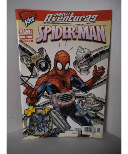 Marvel Aventuras 15 Spiderman Flip Book Avengers Televisa