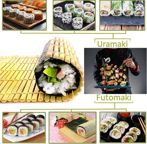 Sushi Ingredientes E Implementos Todo Para Hacer Makis