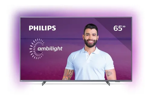 Imagem 1 de 7 de Smart Tv Philips Ambilight 65 4k Uhd 65pug6794/78 Bluetooth