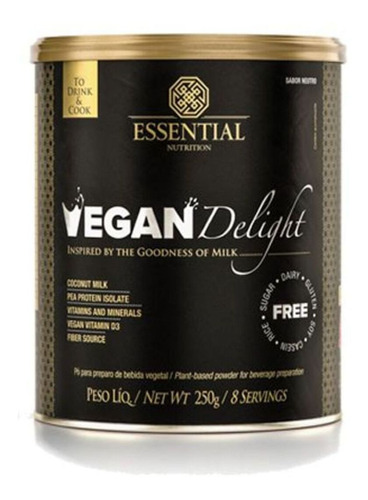 Vegan Delight - 250g Neutro - Essential Nutrition