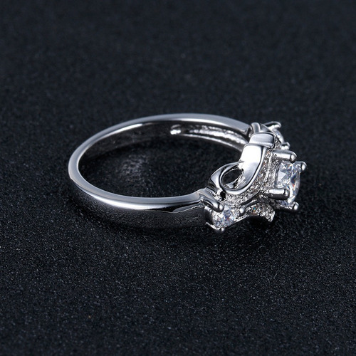 Imagen 5 de 10 de Anillo Aurora Joyería Nupcial Boda Compromiso Oro Y Plata *