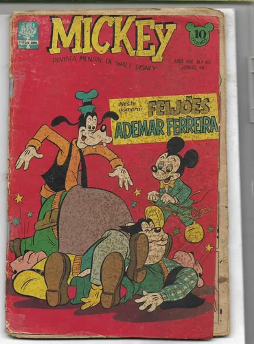 Mickey Nº 80 Junho 1959 Editora Abril Original Leia | MercadoLivre