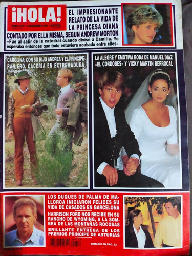 Harrison Ford, Chonchi Alonso, Richard Gere En Revista Hola