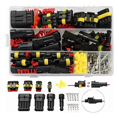 Conector Eléctrico Del Coche 352pcs Plugue Dos Terminals Do