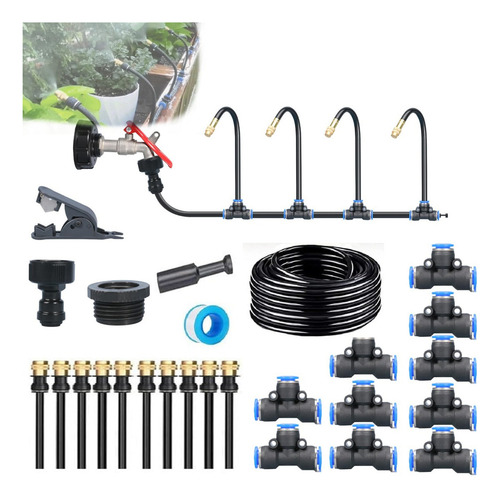 Sistema De Riego Automático Para Jardín Curvo De 360 Grados,