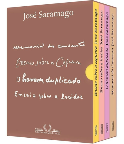Box José Saramago: Ensaios + Homem Duplicado + Convento
