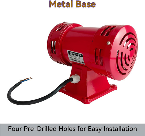 Sirena Raid, Alarma De Sirena De 110 V, 150 Db, 60 Hz, Siren