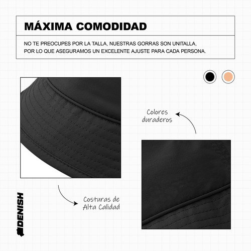 Gorro De Pescador Unisex Bucket Hat