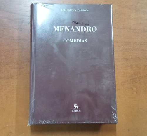 Comedias-menandro- Ed:gredos- Libreria Merlin